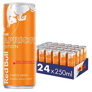 24x Red Bull Bebida Energética, Albaricoque y Fresa 250ml