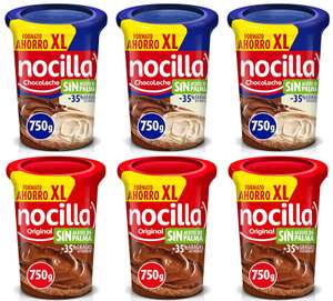 3x Nocilla Original o Nocilla Chocoleche 750g