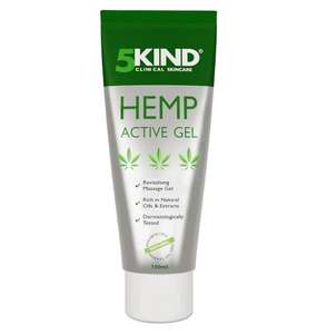 5kind Gel de aceite de cañamo 100 ml - Alivia articulaciones y músculos, dolor de espalda, lumbar, muscular