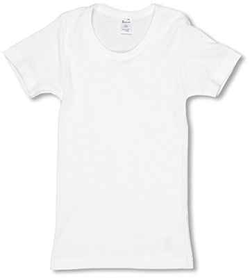 Abanderado A0302, Camiseta Para Niños, Blanco, 8 años (talla del fabricante: 134 cm)