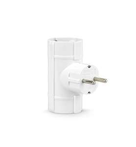 Adaptador de Enchufe Doble Lateral