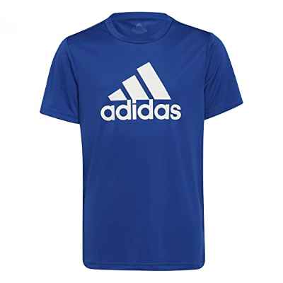 adidas B BL T T-Shirt, Boy's, Team Royal Blue/White, 3-4A