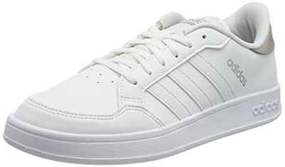 adidas BREAKNET, Zapatillas de Tenis Mujer, FTWBLA/FTWBLA/METCHA, 41 1/3 EU