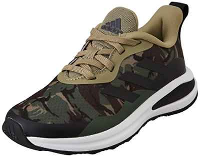 adidas Fortarun, Running Shoe, Core Black/Carbon/Orbit Green, 32 EU