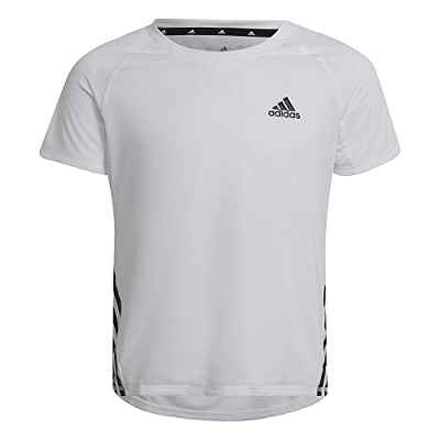 adidas G AR 3S tee T-Shirt, Girl'S, White/Black, 1314