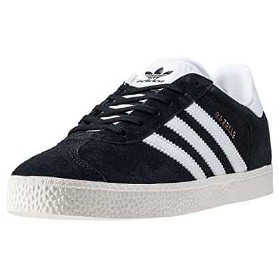 ADIDAS Gazelle J, Zapatillas Unisex Adulto, Negro (Core Black/Footwear White/Gold Metallic 0), 38 EU
