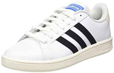 Adidas Grand Court, Zapatillas de Tenis Hombre, Ftwbla/Negbás/Blanub, 40 2/3 EU