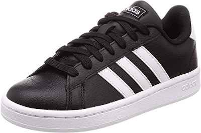 Adidas Grand Court, Zapatillas de Tenis Hombre, Negro (Negbás/Ftwbla/Ftwbla 000), 46 2/3 EU