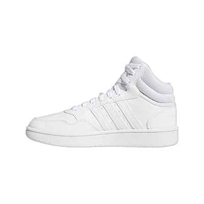 adidas Hoops 3.0 Mid, Sneaker Mujer, Cloud White/Cloud White/Dash Grey, 37 1/3 EU