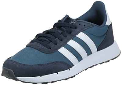adidas Run 60S 2.0, Road Running Shoe Hombre, Crew Navy/Cloud White/Legend Ink, 47 1/3 EU