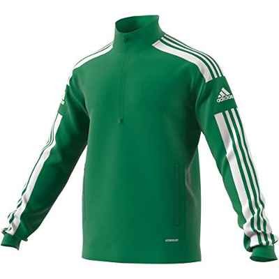 adidas SQ21 TR Top Pullover, Mens, Team Green/White, XL
