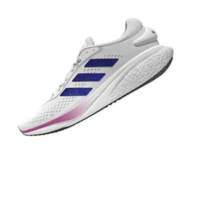 adidas Supernova 2, Sneaker Hombre, FTWR White/Lucid Blue/Lucid Fuchsia, 43 1/3 EU