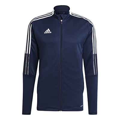 adidas TIRO21 TK JKT Jacket, Mens, Team Navy Blue, L