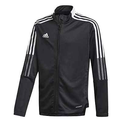 adidas Tiro21 Tk Jkt Y Jacket, Unisex-Child, Black, 1314