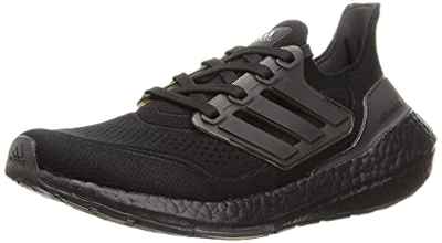 adidas Ultraboost 21 W, Zapatillas de Running Mujer, NEGBÁS/NEGBÁS/NEGBÁS, 37 1/3 EU