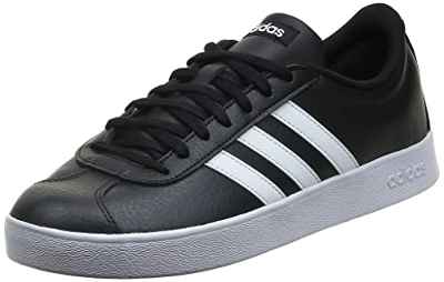 adidas VL Court 2.0', Zapatillas Hombre, Negro (Core Black/Footwear White/Footwear White 0), 43 1/3 EU