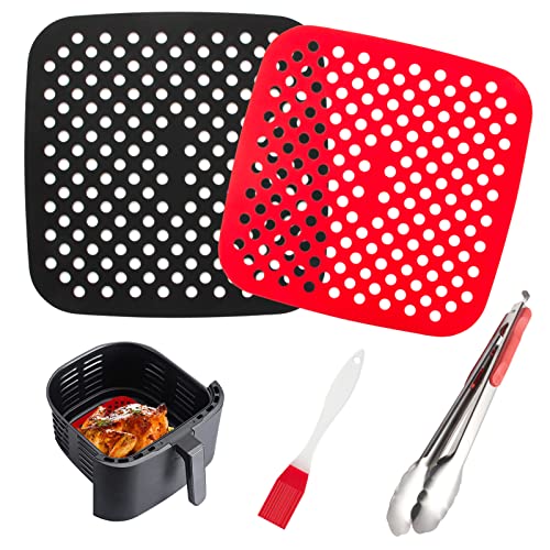 Alfombrillas para freidoras de aire con accesorios 
