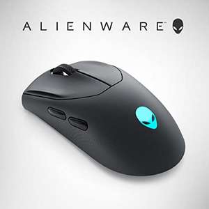 Alienware AW320M Mouse, 6 Buttons, Independent L/R Keys, Programmable Buttons, Improved Grip with 3D Sculpted Thumb Grips, Light Ultra