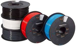 Amazon Basics - Filamento para impresora 3D. PLA 5x1kg. 5 colores diferentes. 12-13€/Kg