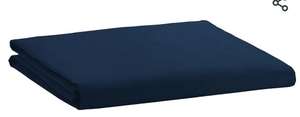Amazon Basics FTD, Sábanas Ajustables, 135 x 190 x 30 cm, Azul Marino