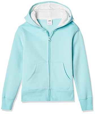 Amazon Essentials Fleece Zip-up Hoodie, fashion-hoodies Niñas, Agua (Aqua), 3T (Talla fabricante: 95 cm)