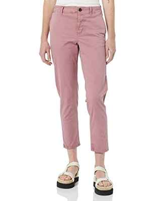 Amazon Essentials Pantalón Chino Elástico con Largo hasta El Tobillo (Previamente Goodthreads) Mujer, Malva, XS