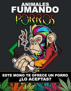 Animales Fumando Porros - Libro de colorear