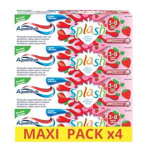 Aquafresh Splash Pasta de Dientes Para Niños de 3 a 8 Años