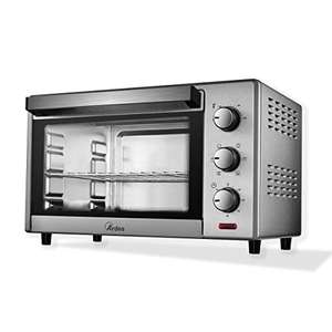 ARDES Horno Eléctrico Ventilado Capacidad 25 Litros Luz Interna 6 Funciones Cocción Temporizador Doble Cristal Con Accesorios