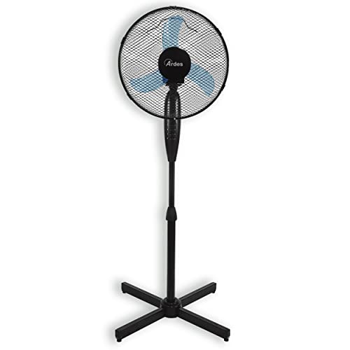 ARDES Ventilador de pedestal potente silencioso 3 Aspas 40 cm