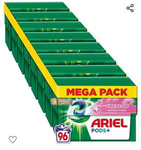 Ariel Sensaciones Todo en Uno Pods, Detergente Lavadora Liquido en Capsulas/Pastillas, 96 Lavados