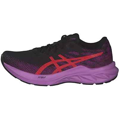 ASICS Dynablast 3, Running Shoe Mujer, Black/Red Alert, 39 EU
