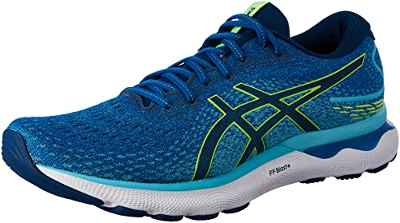 ASICS Gel-Nimbus 24, Zapatillas Hombre, Lake Drive Hazard Green, 42 EU
