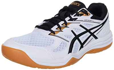 ASICS Upcourt 4, Zapatillas Unisex Adulto, White Black, Large EU