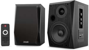 Audibax Beta 2BT Altavoz 50W, Bluetooth, USB/SD - Bass Reflex, Entradas RCA y MP3 - Controles de Graves y Agudos