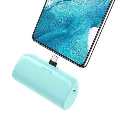 AXNEB Batería Externa para iPhone, 5200mAh PD Mini Power Bank Batería Portátil con Doble Salida y Entrada de Carga Rápida para iPhone 14/14 Pro Max/13/13 Pro Max/12 Pro/11/SE/XR/XS y Más - Blanco