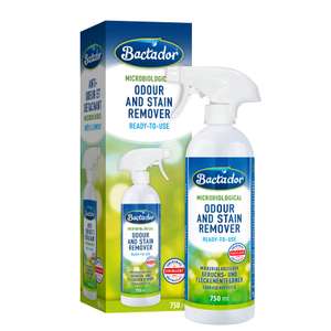 Bactador Eliminador De Olores Y Manchas 750ml Spray Para El Hogar, Coche Y Entorno Animal