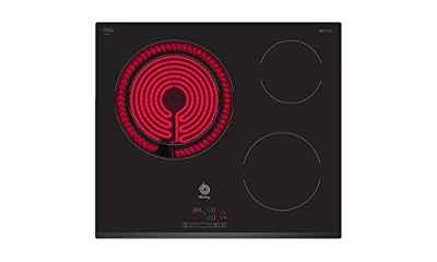 Balay 3EB715LR - Placa Vitrocerámica, 60cm, 3 Zonas, 5.700W, Función Silencio, Control Táctil