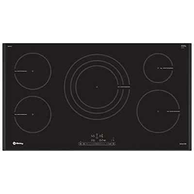 Balay 3EB997LU - Placa de Inducción, 5 zonas Zona de Cocción Extragigante, Función Sprint, 90 cm, Color Negro