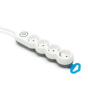 Base múltiple de 4 tomas e interruptor por 7,95€ en Amazon