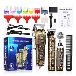 Bestauty Máquina Cortapelos Hombre & Maquina de Afeitar, Carga Rápida USB Inalámbrica