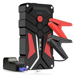 BIUBLE Arrancador de Coches Portátil 2000A 21800mAh con Linterna LED y Martillo de Seguridad