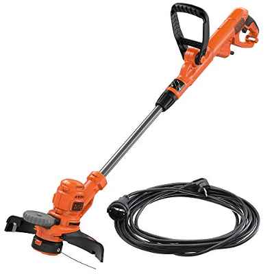 BLACK+DECKER BESTA530C10-QS Cortaborde Eléctrico Ancho Corte 30 Cm, Alargador 10 Metros, 38 X 18 X 92 Cm