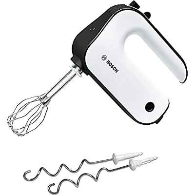 Bosch MFQ4020 - Batidora de varillas, 450 W, color blanco y negro