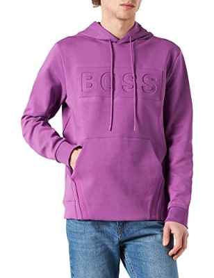 BOSS Soody 1 Sudadera con Capucha, Bright Purple523, L para Hombre
