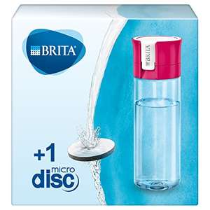 BRITA Botella de filtro de agua, reduce el cloro y las impurezas orgánicas, sin BPA, rosa, 600 ml