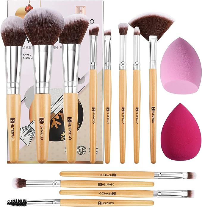 Brochas de Maquillaje Heymkgo 14 Piezas