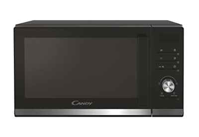 Candy New Timeless CMGA20TNDB, Microondas con Grill, 20L, 1250W, 6 Niveles de Potencia, Digital, 8 Funciones, Bloqueo Seguridad, Plato 25,5CM, Grill Rack, Autolimpieza, App hOn, Negro