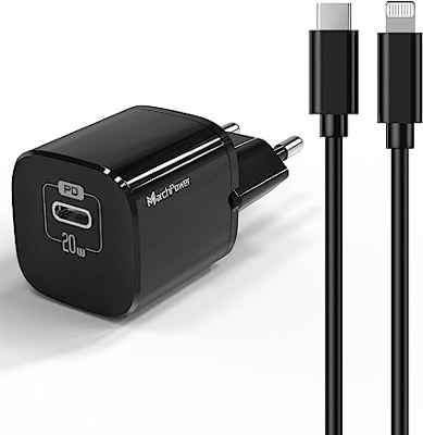 Cargador rápido Marchpower con cable de USB-C a Lightning 