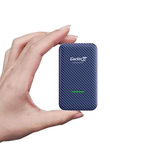 CarlinKit 4.0 Wireless Adapter, Wireless CarPlay y Android Auto Adapter Solo para automóviles con Apple CarPlay cableado de fábrica